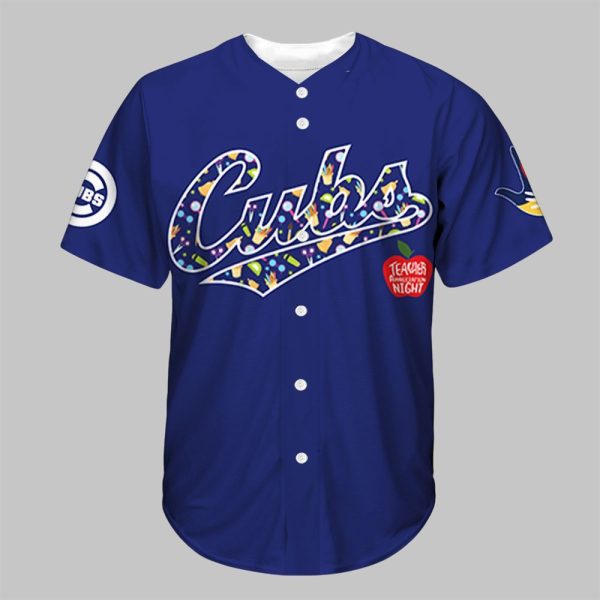Chicago Cubs Teacher Appreciation Night 2025 Jersey 3