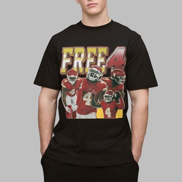 Chiefs Free 4 Rashee Rice Shirt 1