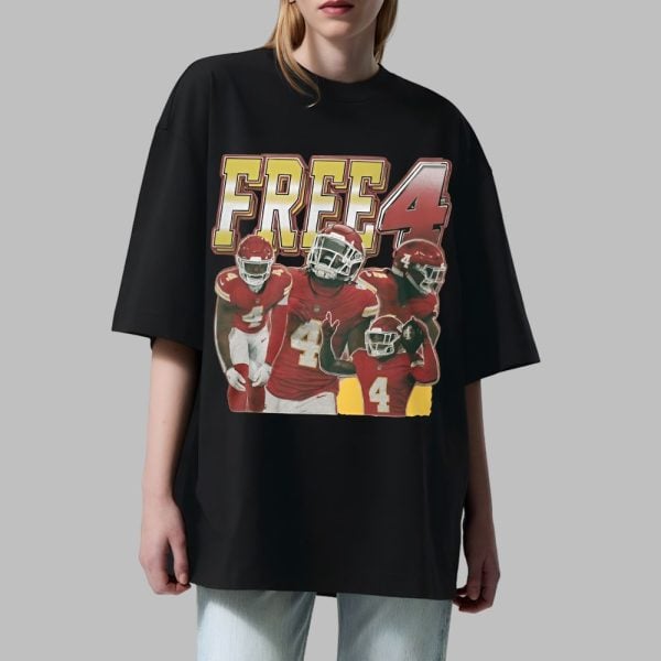 Chiefs Free 4 Rashee Rice Shirt 2