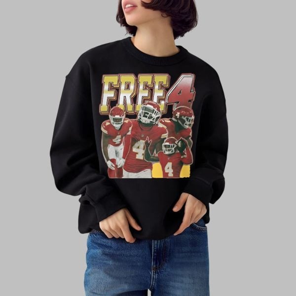 Chiefs Free 4 Rashee Rice Shirt 3