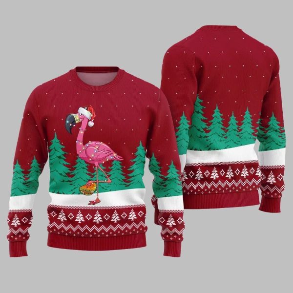 Christmas Flamingo Ugly Sweater Christmas 2025 4