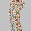 Christmas Vibes Pajama Set For Women 2