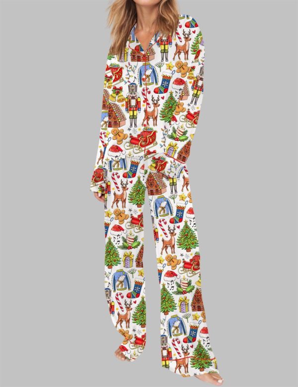 Christmas Vibes Pajama Set For Women 3