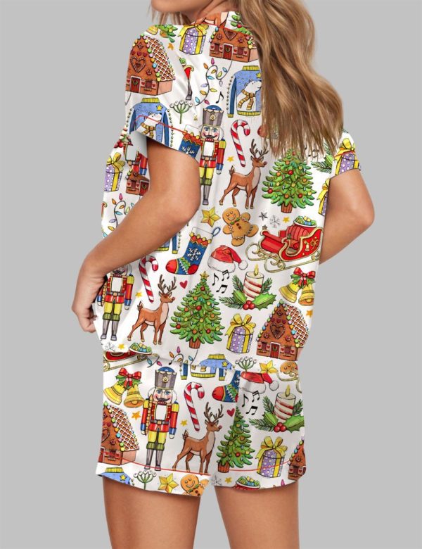 Christmas Vibes Pajama Set For Women 4