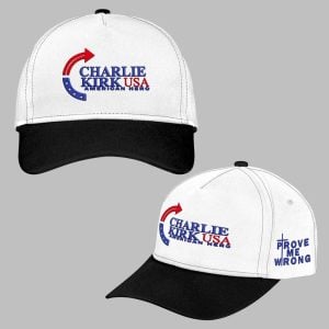 Charlie Kirk American Hero Prove Me Wrong Hat 0
