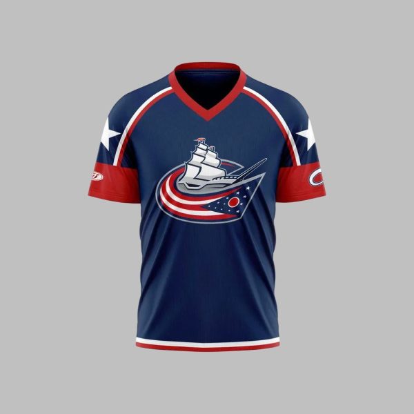 Columbus Clippers x Columbus Blue Jackets Jersey 1