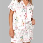 Coquette Skiing Pajama Set For Women