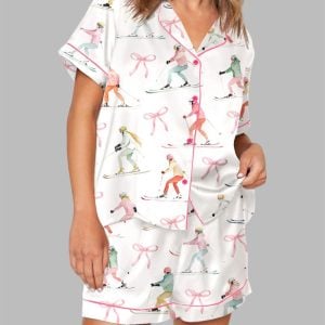 Coquette Skiing Pajama Set For Women 1