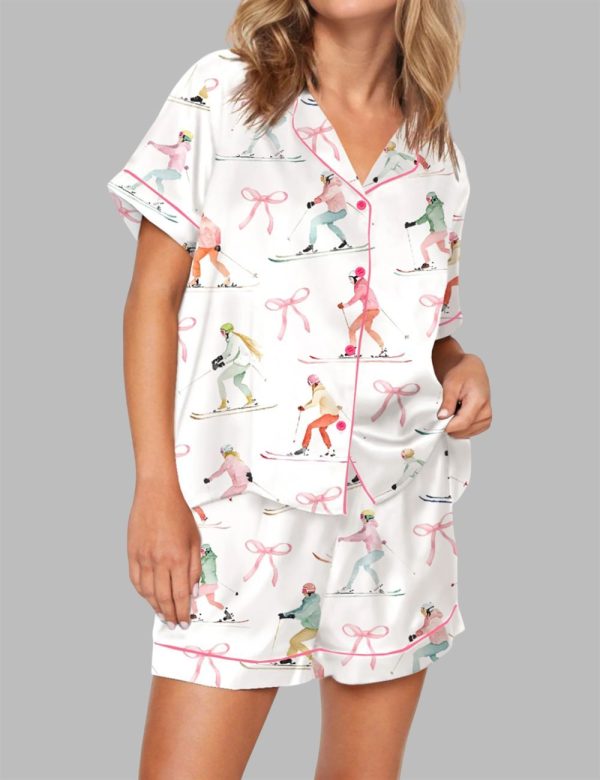 Coquette Skiing Pajama Set For Women 1