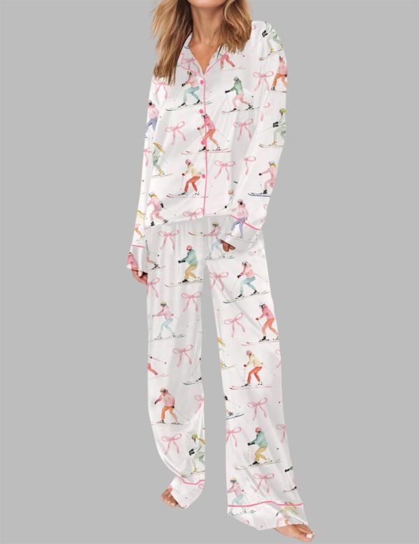 Coquette Skiing Pajama Set For Women 3