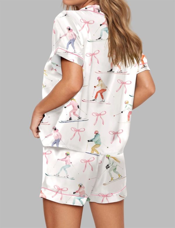 Coquette Skiing Pajama Set For Women 4