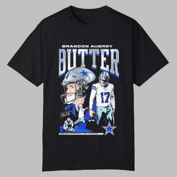 Cowboys Brandon Aubrey Butter Shirt 0 0
