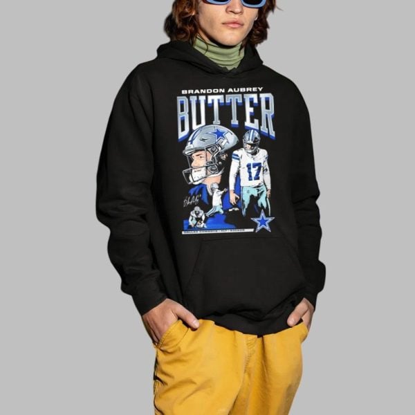 Cowboys Brandon Aubrey Butter Shirt 2 1