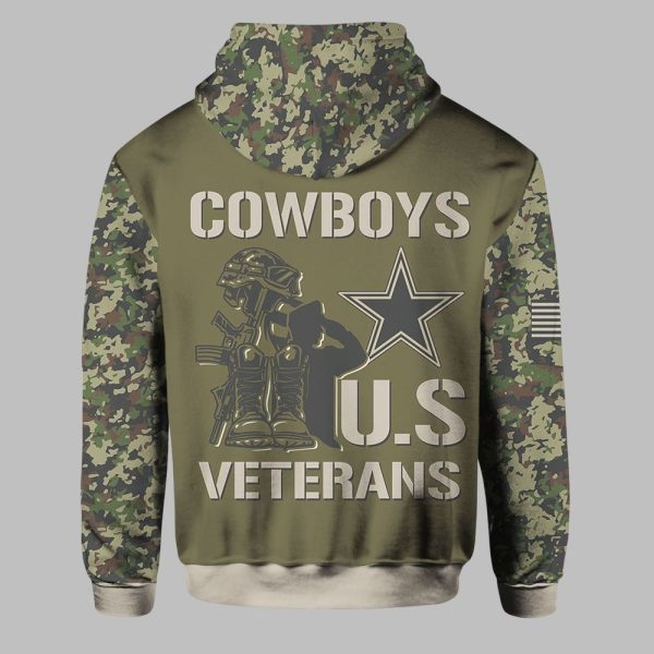 Cowboys Happy Veterans Day Night Game 2025 Hoodie 2