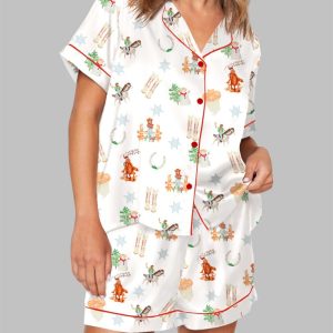 Cowgirl Christmas Pajama Set For Women 1