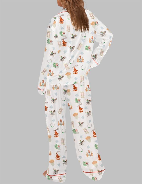 Cowgirl Christmas Pajama Set For Women 2
