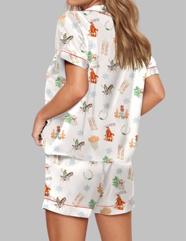 Cowgirl Christmas Pajama Set For Women 4