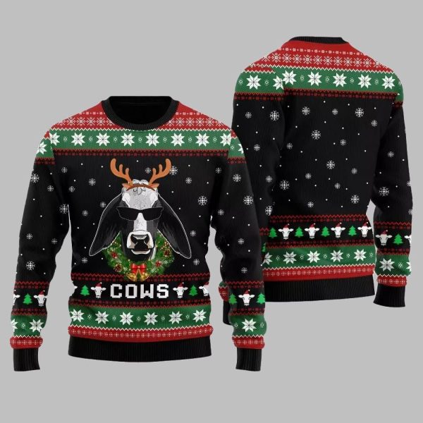 Cows Ugly Sweater Christmas 2025 3