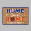 Cubs Bears Home Sweet Home The Smith Family Doormat 1 1