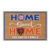 Cubs Bears Home Sweet Home The Smith Family Doormat 1 2