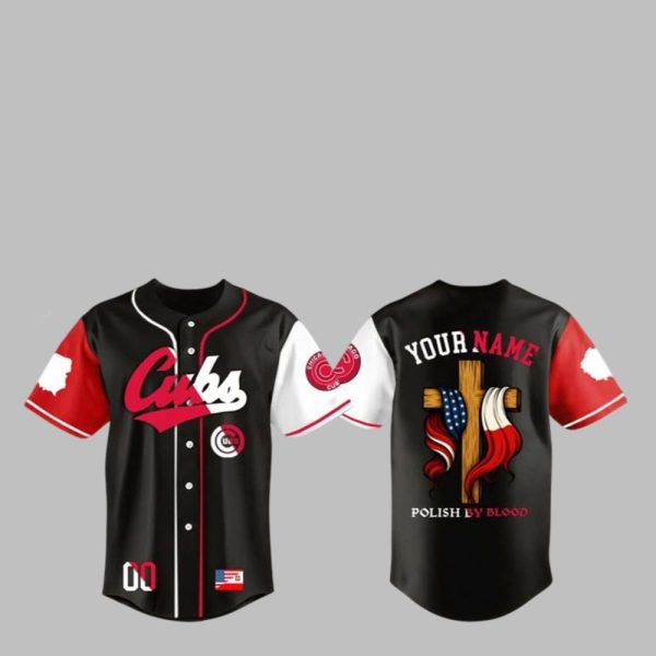 Cubs Italian Heritage Night Italian Polish By Blood Jersey