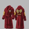 Custom Bay Packers Fleece Bathrobe 5