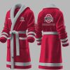 Custom Buckeyes Big Ten Fleece Bathrobe 1