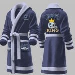 Custom Cowboys King Fleece Bathrobe
