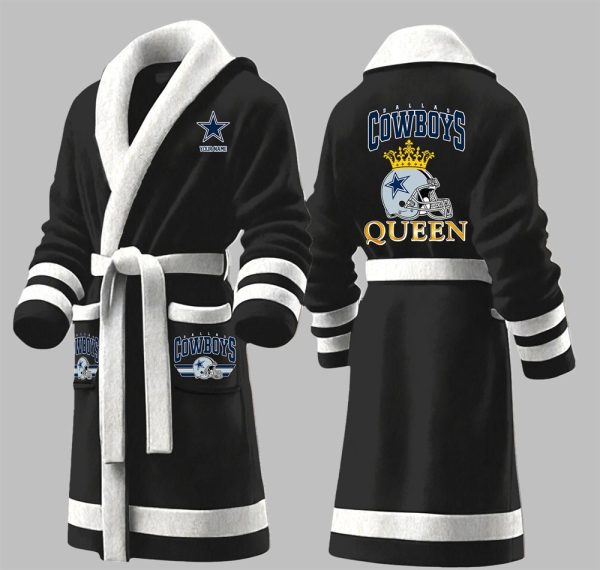 Custom Cowboys King Fleece Bathrobe 3