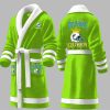 Custom Dolphins King Fleece Bathrobe 4