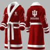 Custom Indiana Big Ten Fleece Bathrobe 1