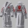 Custom Indiana Big Ten Fleece Bathrobe 4
