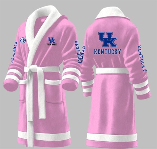 Custom Kentucky Fleece Bathrobe 2