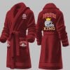 Custom State Buckeyes King Fleece Bathrobe 1