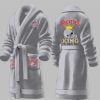 Custom State Buckeyes King Fleece Bathrobe 3