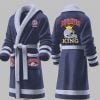 Custom State Buckeyes King Fleece Bathrobe 4