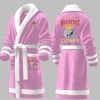 Custom State Buckeyes King Fleece Bathrobe 5