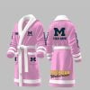 Custom Wolverines Big Ten Fleece Bathrobe 2
