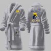 Custom Wolverines King Fleece Bathrobe 2