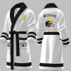 Custom Wolverines King Fleece Bathrobe 4