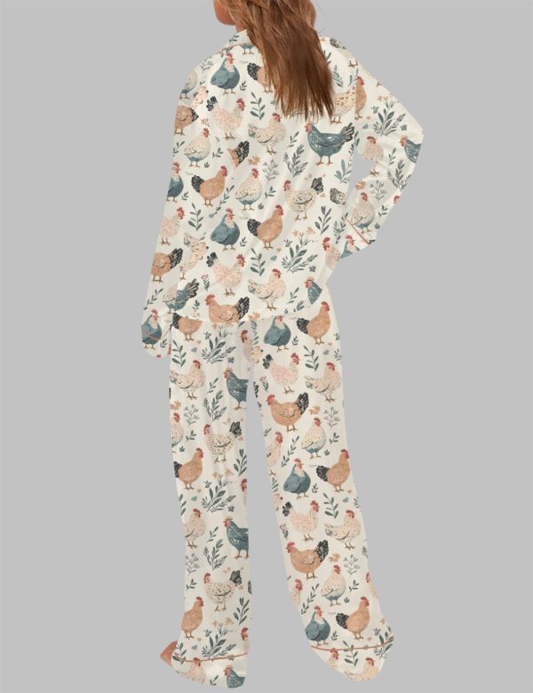 Cute Chicken Pajama Set For Women 2