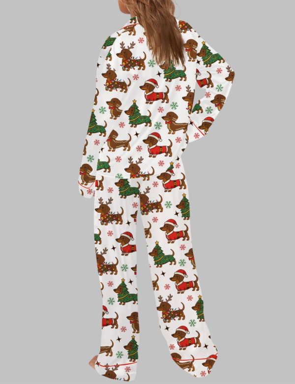 Dachshund Christmas Pajama Set 2