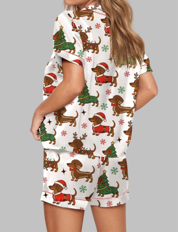 Dachshund Christmas Pajama Set 4
