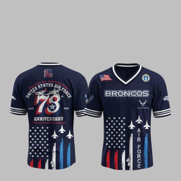 Denver Broncos x U.S. Air Force Birthday 2025 Jersey