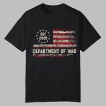 Department Of War Established 2025 Shirt