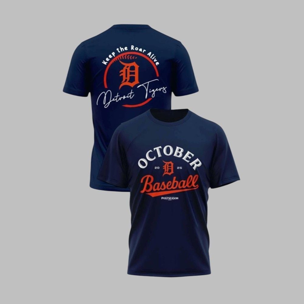 Detroit Tigers 2025 October Baseball Shirt 1 1 Detroit Tigers 2025 October Baseball Shirt 1 1