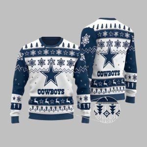 2025 Dallas Cowboys Ugly Christmas Sweater 1 1