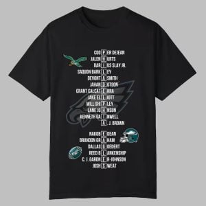 Philadelphia Eagles 2024 2025 Super Bowl LIX Champions Shirt