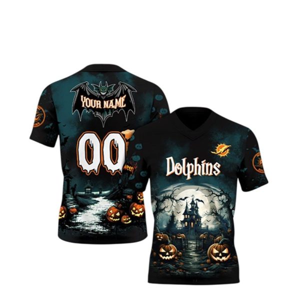 Dolphins Halloween Night Game 2025 Jersey 1 2