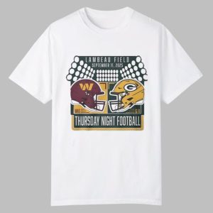 Washington vs Bay Packers Thursday Night Shirt 0 0